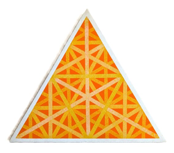 Driehoek oranje-geel