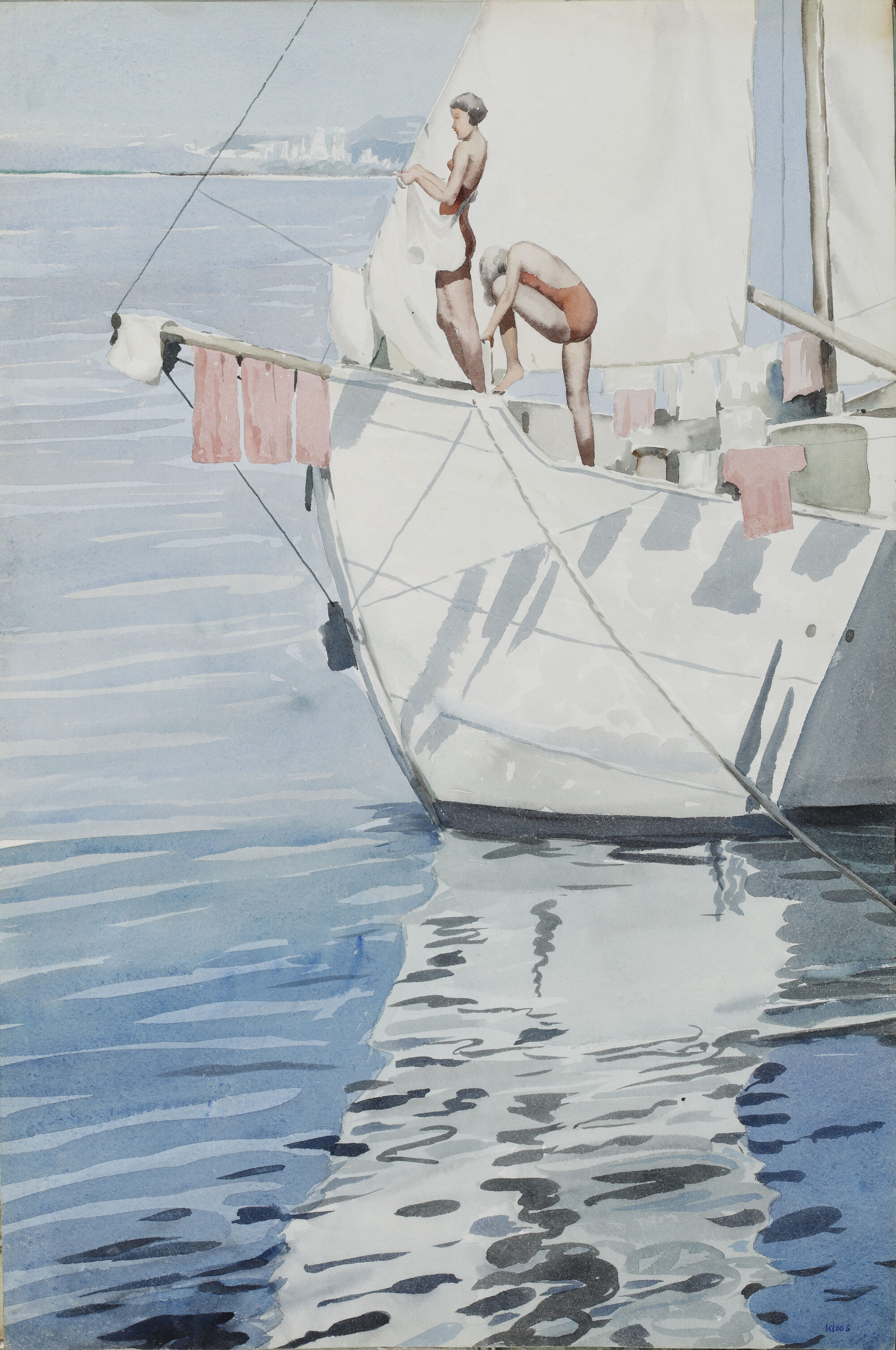 Blauwe zee, 1954