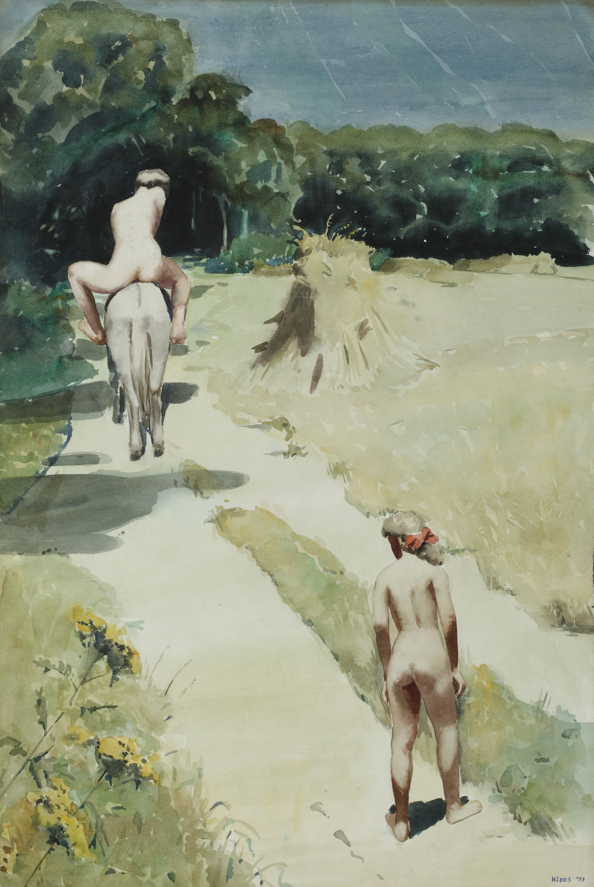 Ezelrijden, 1950s