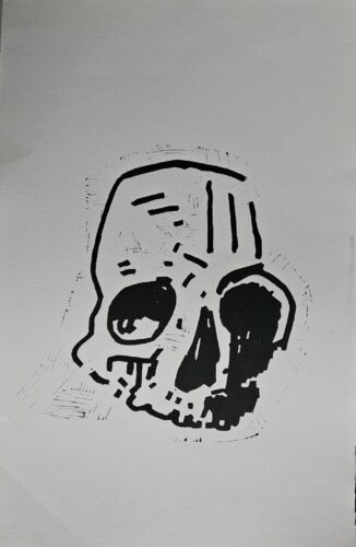 Untitled (scull), 2025