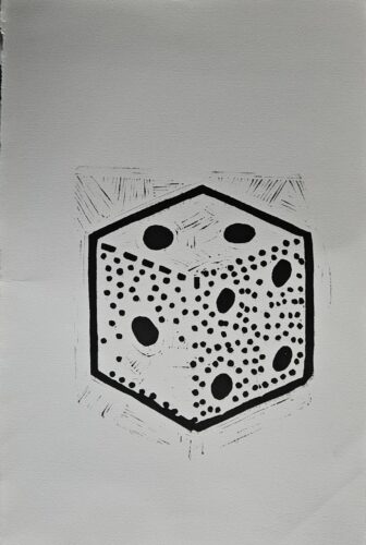 Untitled (dobbelsteen, 2025