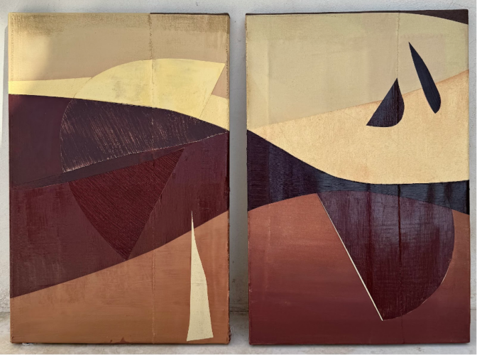 Between Land Diptych