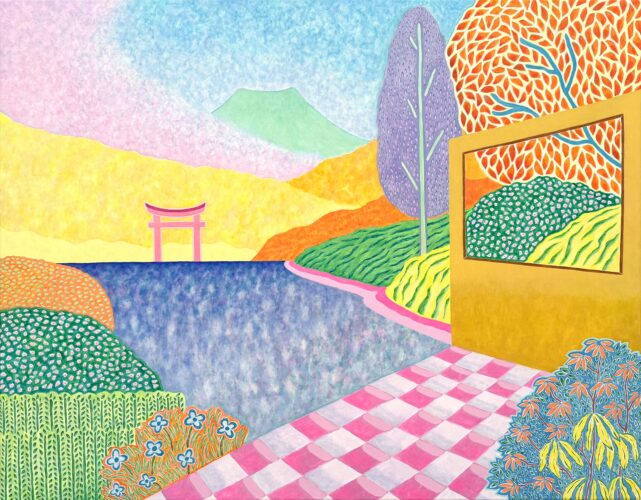 Observing the serene change at Lake Ashi